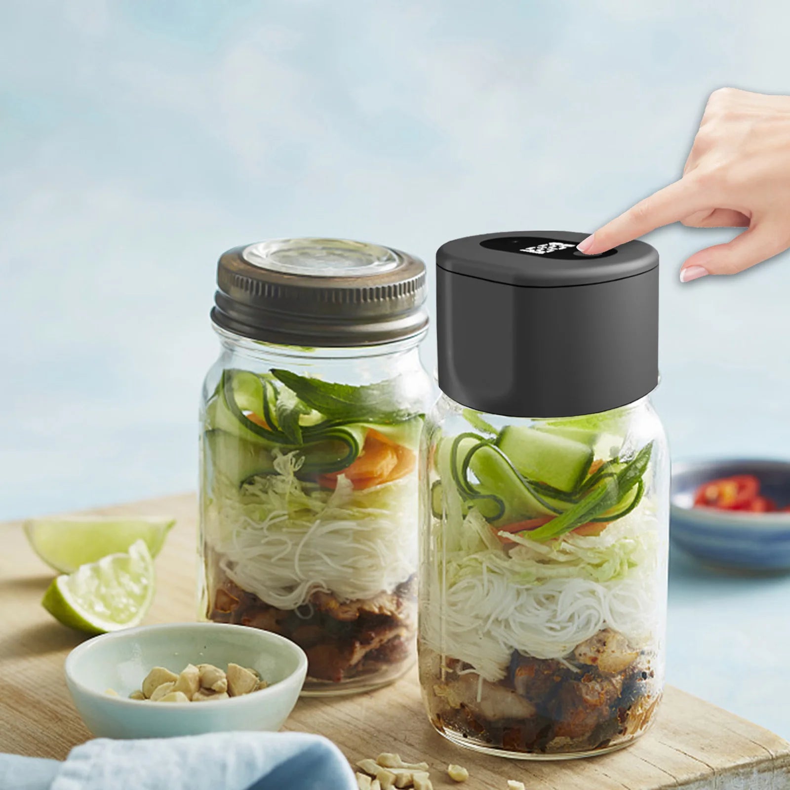 Vacuum Sealing Machine Glass Jar Bottle Vacuum Sealing Small Household Portable Electric Vacuum Sealing Machine Glass Jar Bottle Vacuum Sealing Small Household Portable Electric